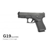 GLOCK 19 Gen5 MOS Cal.9mm Luger con 2 caricatori