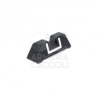 GLOCK TACCA DI MIRA IN Polimero bordatura bianca H 6.9 mm