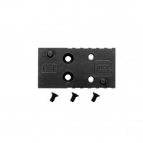 GLOCK MOS PIASTRA 04 Adattatore per ottiche per pistole Glock MOS per EOTECH e LEUPOLD cod.70342