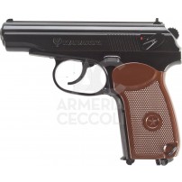 PISTOLA UMAREX LEGENDS MAKAROV Calibro 4.5 mm BB Steel CO2 SCARRELLANTE  Cod.5.8152
