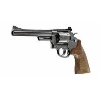 UMAREX Smith&Wesson M29 6,5'' CO2 Cal.4,5mm.177 Pistola ad aia compressa con pallini diabolo CO&#8322; < 3,0 J lucido e brunito cod.5.8379