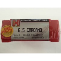 HORNADY CUSTOM GRADE DIES 546288 Cal.6.5 CARCANO 2 pezzi Full Length
