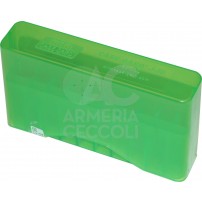 MTM J-20-LLD Box rigido portacolpi  RIFLE MAGNUM calibro 300 WM 7MM da 20 colpi VERDE TRASPARENTE