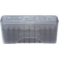 MTM J-20-XS PORTACOLPI SMALL RIFLE Cal.222/223 GRIGIO TRASPARENTE Da 20