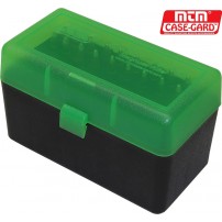 MTM RMLD 50-16 BOX rigido portacolpi Calibro 300 WSM 7mm da 50 Colpi Verde Nero