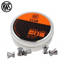 RWS CLUB Pallini Diabolo Cal.4,5mm 0,45g/7,0gr Conf. da 500 pallini