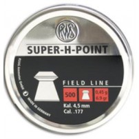 RWS DIABOLO SUPER H POINT Pallini per aria compressa calibro 4,5 0.45g Conf. da 500 pallini