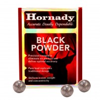 HORNADY BLACK POWDER 6080 Palle calibro 45.457'' Conf. da 100 Palle Sferiche in piombo per avancarica