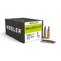 NOSLER BALLISTIC TIP 26140 Palle Spitzer Cal.6,5mm.264'' 140grs Conf. da 50 palle