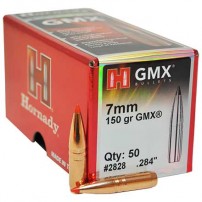 HORNADY GMX 2828 Palle Cal.7mm.284'' 150grs Conf. da 50 palle