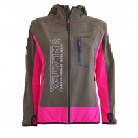 BLATEX Giacca Donna 481.4 Stretch Antivento Verde/Fucsia
