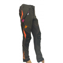 Pantalone BLATEX Donna Traspraspirante Elasticizzato Verde/Fucsia/Arancio