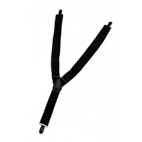 PATTON Bretelle Elastiche Nero clip in metallo