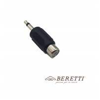 BERETTI Adattatore da ja ck RCA a jack 3,5mm