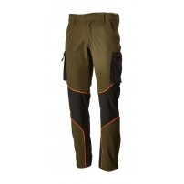 Pantalone BROWNING VELINO JAVELIN Cargo Elasticizzato Verde con bordi HV
