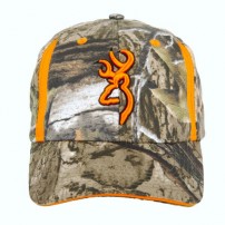BROWNING CENTER MODNA Berretto 100% cotone MossyOak/Orange