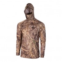 Maglia a manica lunga Tecnica BROWNING TEAMSPIRIT con Cappuccio Traspirante FastDry RealTreeMax7