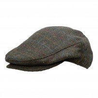 Coppola BROWNING BALMORAL CAP TWEED Misto Lana Verde/Quadri
