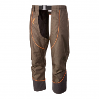 Copri-pantalone BROWNING OVERTROUSER FOREST Gambale Verde con Bordino Arancio Fluo