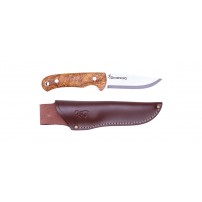 BROWNING KNIFE BJORN FIXED OLIVE LEATHER SHEATH Coltello da caccia con manico in olivo 11cm