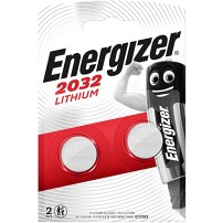 Energizer Lithium CR2032 3Volt Conf. da 2 pile