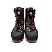 KOSTYLE KS-AVANT Scarpone Impermeabile Traspirante Pelle Vibram HYPER TEX Black/Orange