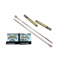 SHOCK LIGHT STICK Mirini per bindella fino a 6ore 2pz Giallo