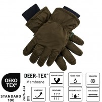 Guanto DEERHUNTER EXCAPE WINTER GLOVES Impermeabile 3M Thinsulate Wood