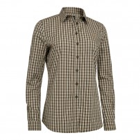 Camicia Donna DEERHUNTER LADY BRIDGET SHIRT 100% Cotone BrownCheck