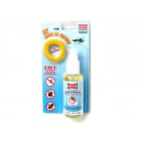 BALLISTOL Liberi da punture 2 in 1 + bracciale (3 in 1) olio ANTIZANZARE 100% naturale NO GAS