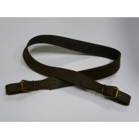 Bretella scamosciato anticato per fucile altezza 30mm