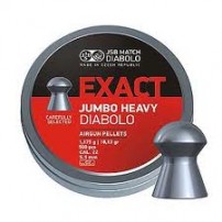 JSB EXACT JUMBO HEAVY DIABOLO Pallini Calibro 5,52mm 18,13grs 1,175gr Conf. 500