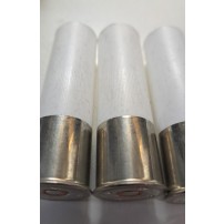 FIOCCHI Bossoli calibro 12 T4 h70 616 BIANCHI CON FONDELLO NICHELATO SVASATI Conf. da 100 Bossoli SECONDA SCELTA