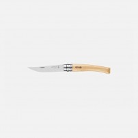 OPINEL nr.8 EFFILE Inox Coltello ripiegabile con manico in Faggio e chiusura Virobloc