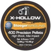 STOEGER Pallini X-HOLLOW Cal.4,5.177' 0,67gr 10,43grs Confezione da 400pz