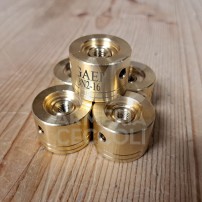 Bobine calibro 16 in ottone per chiusura ad orlo tondo bossolo in plastica