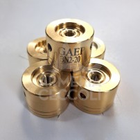 Bobine calibro 20 in ottone per chiusura ad orlo tondo bossolo in plastica