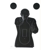 BERSAGLIO OPERATIVO per tiro di difesa Uomo aggressivo formato 50x70 PEZZO SINGOLO cod.814