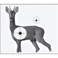 BERSAGLIO Capriolo su carta bianca antistrappo formato 55x52 cod.817