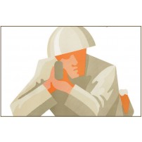 BERSAGLIO difesa esercito 2 stampa a 4 colori 50x70 Conf. SINGOLO BERSAGLIO cod.899