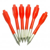 MAN KUNG SET 6 dardi per pistola balestra da 7,62cm in plastica Cod.CFPR6