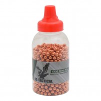 JS TACTICAL Pallini Acciaio Ramato 6 mm BBs| Biberon da 1000 pz cod.JS-ST6 BB1000R