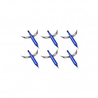 PUNTE DA CACCIA JX-241 A TRE LAME IN ACCIAIO CORPO IN ALLUMINIO SET 6 PEZZI