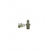 FLUID EQUIPMENT ATTACCO RAPIDO FOSTER MASCHIO 1/8'' BSP MASCHIO Inox con valvola di non ritorno