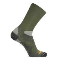 Calza Corta Tecnica KONUSTEX TREKLO Trekking con rinforzi Verde/Grigio