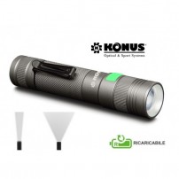 KONUS 3928 RC5 Torcia Professionale Ricaricabile 800 lumen