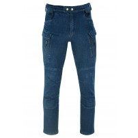 Pantalone Jeans KONUSTEX KOURAGE Tattico Multitasca in tessuto Elasticizzato Blu