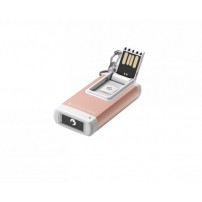 LED LENSER K4R Mini tordia a led con portachiavi ORO da 120 Lumens Ricaricabile USB