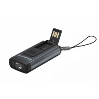LED LENSER K6R SAFETY Mini tordia a led CON ALLARME SONORO con portachiavi NERO da 400 Lumens Ricaricabile USB
