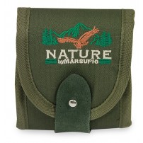 Porta Colpi MARSUPIO SHOT 1 per Carabina/Pistola in MAR-TEX 600Den Ripstop 14 celle Verde